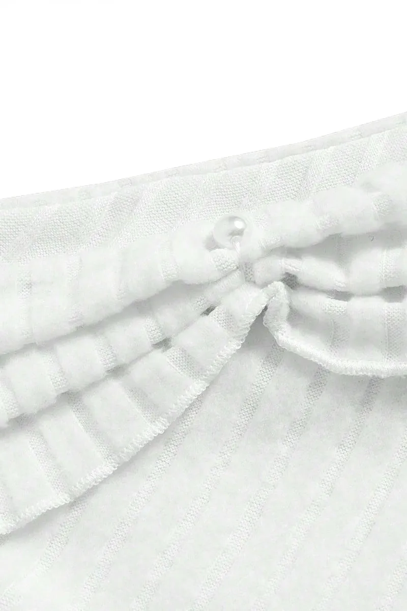 TS3186 Off Shoulder Long Sleeve Shirt Top