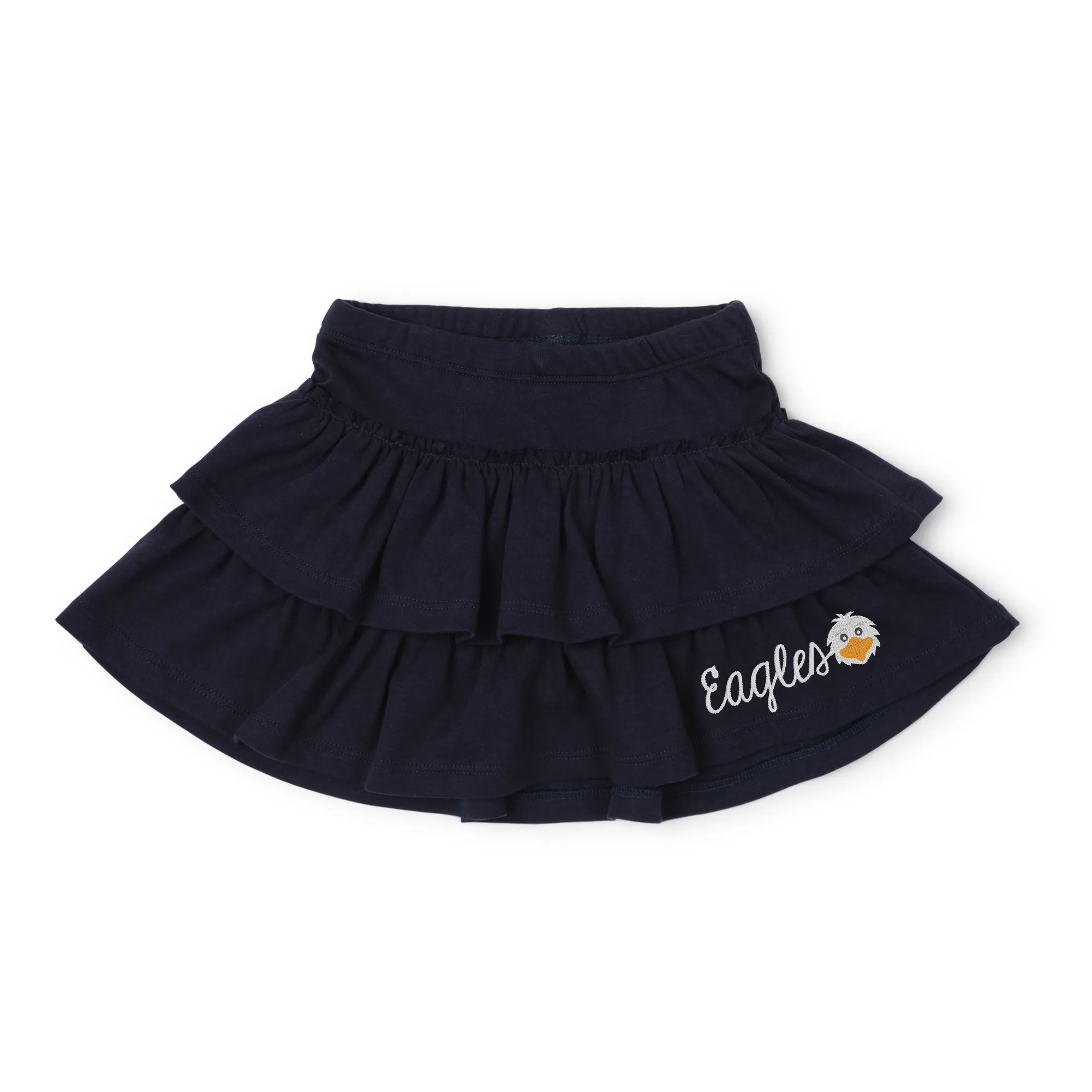Uniform Maggie Girls' Tiered Skirt - Navy