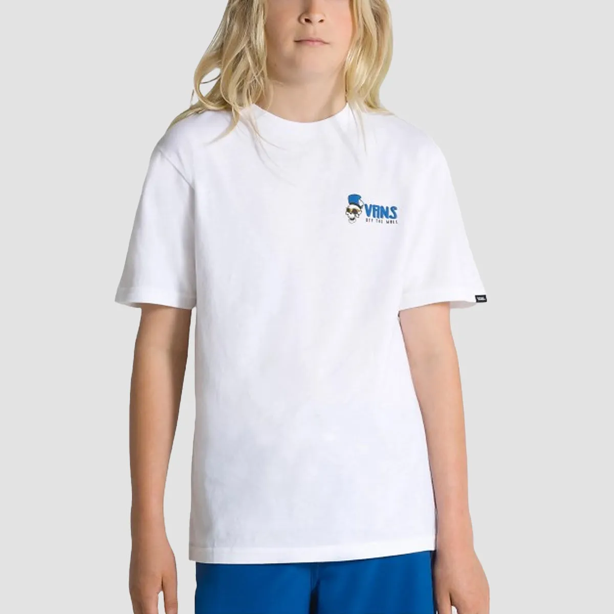 Vans Skull Slice T-Shirt White - Kids