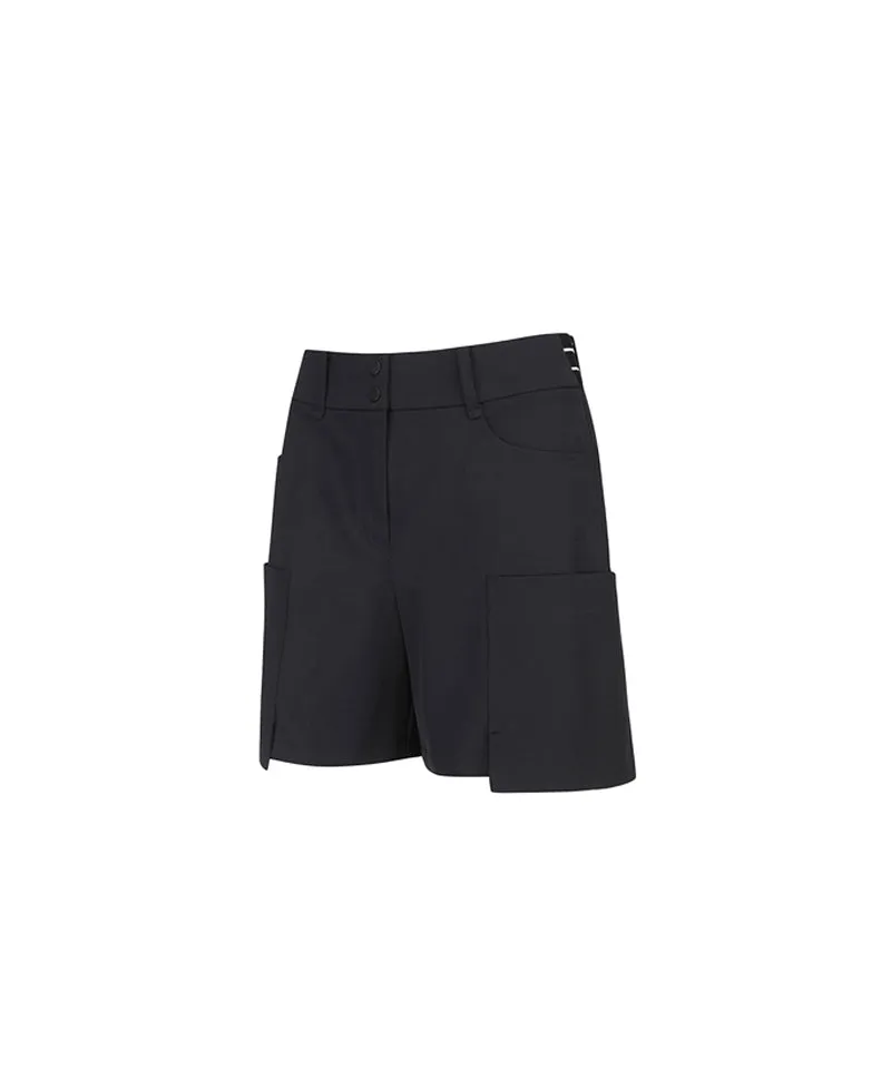 Vice Golf Atelier Women's Wrap Pocket Point Half Pants - Black