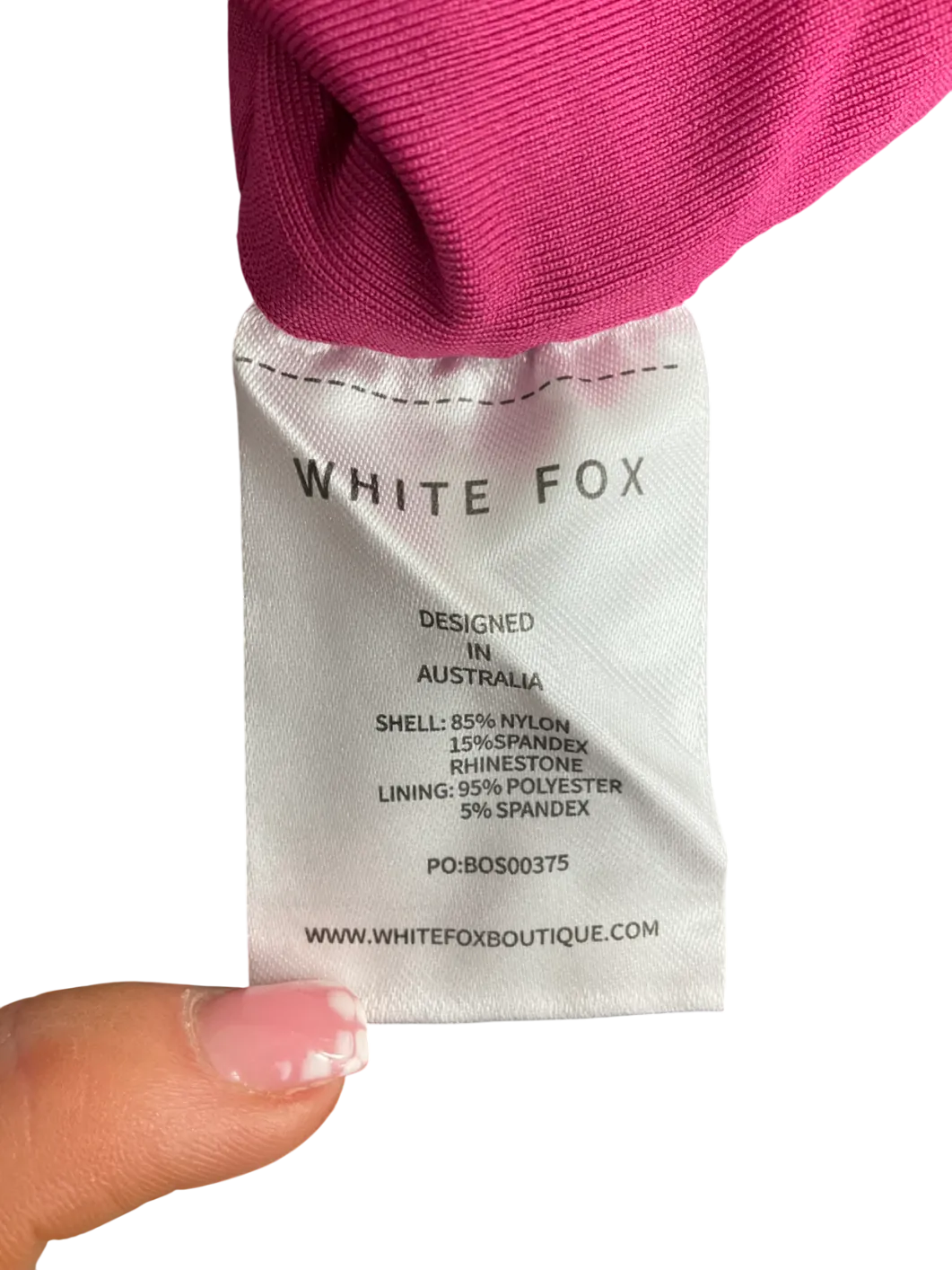 White Fox Purple Burning Bridges Halter Neck Top UK L