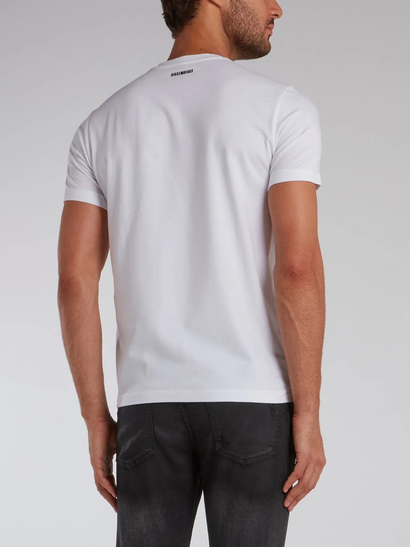 White Graphic Print T-Shirt