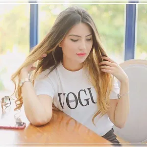 White Vogue Cotton Printed T-Shirt For Women