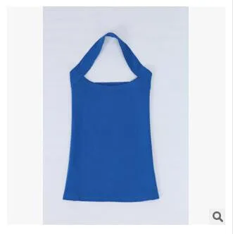 Women Halter Neck Sheath slim vest sexy camis soft Candy colors cotton shirt tank tops sleeveless garment for girl
