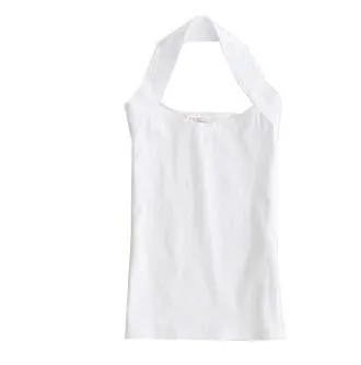 Women Halter Neck Sheath slim vest sexy camis soft Candy colors cotton shirt tank tops sleeveless garment for girl