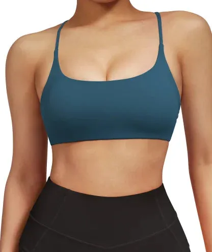 Women's Fitness Sport Top Yoga Bra - Push Up Crop Gym Top - Running Sports Bra