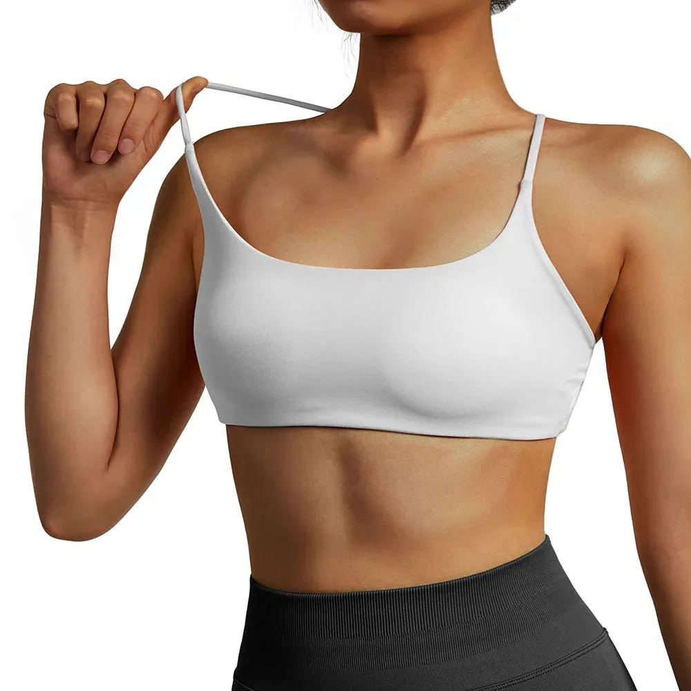 Women's Fitness Sport Top Yoga Bra - Push Up Crop Gym Top - Running Sports Bra