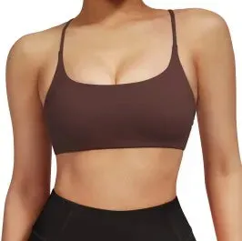 Women's Fitness Sport Top Yoga Bra - Push Up Crop Gym Top - Running Sports Bra