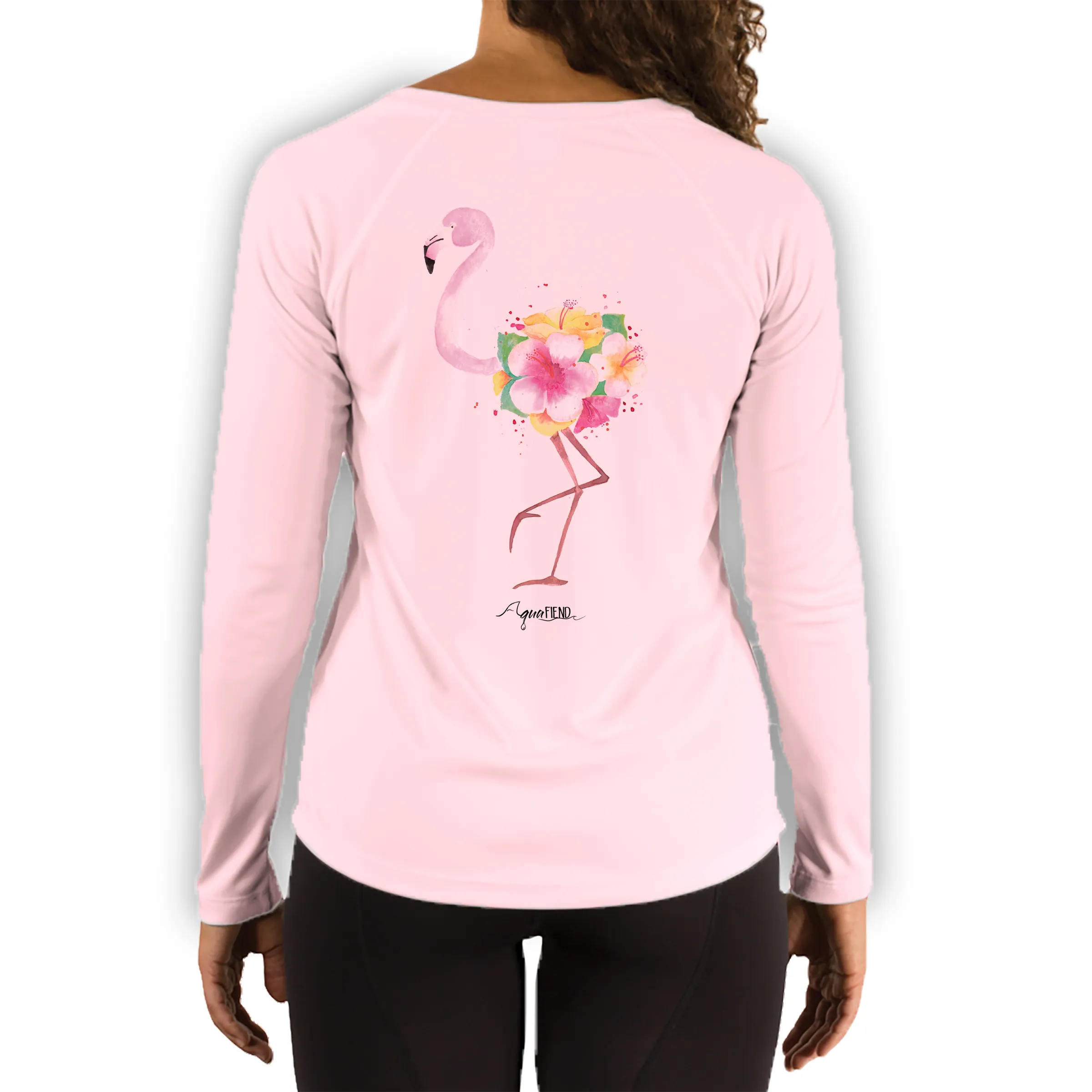 Women's Floral Flamingo