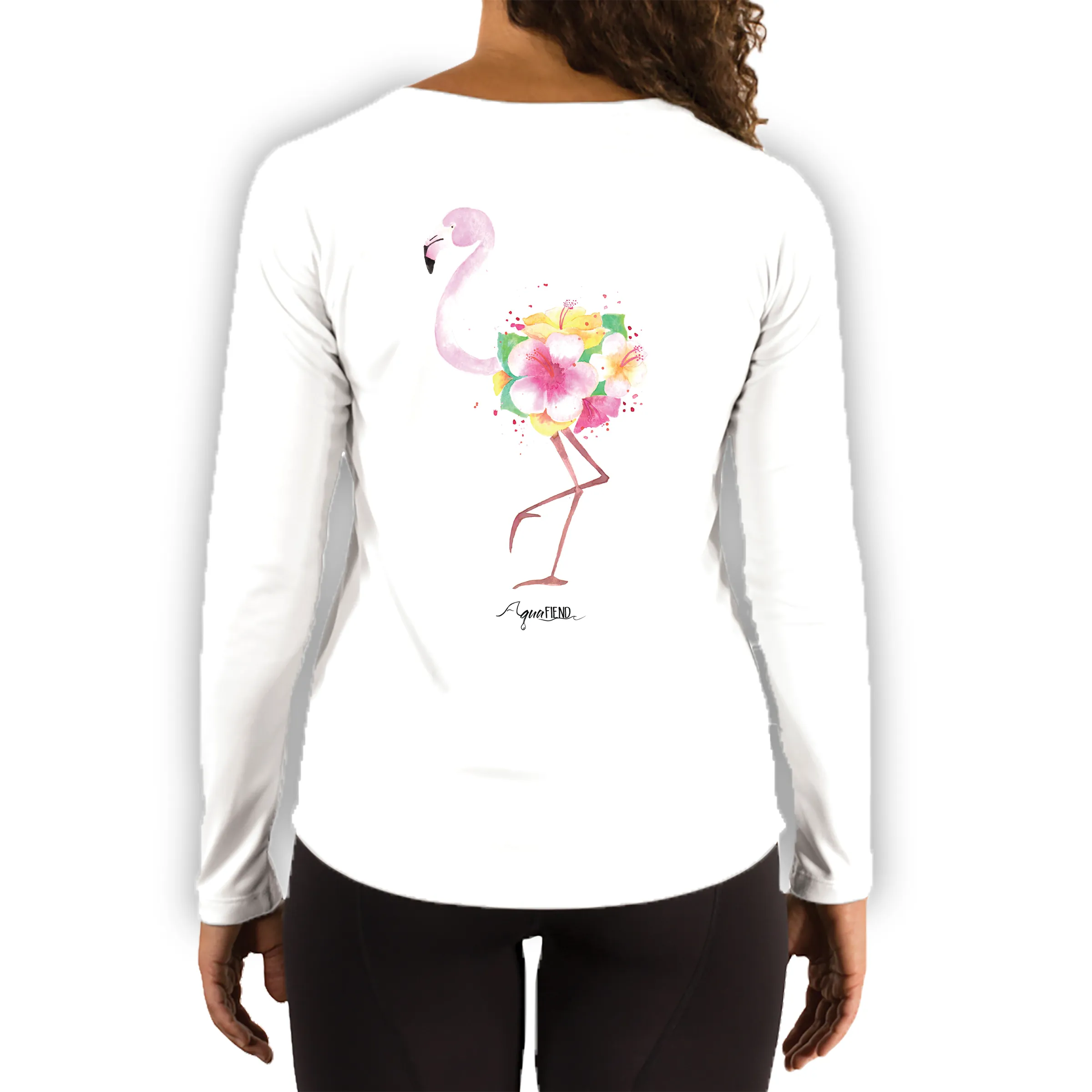 Women's Floral Flamingo