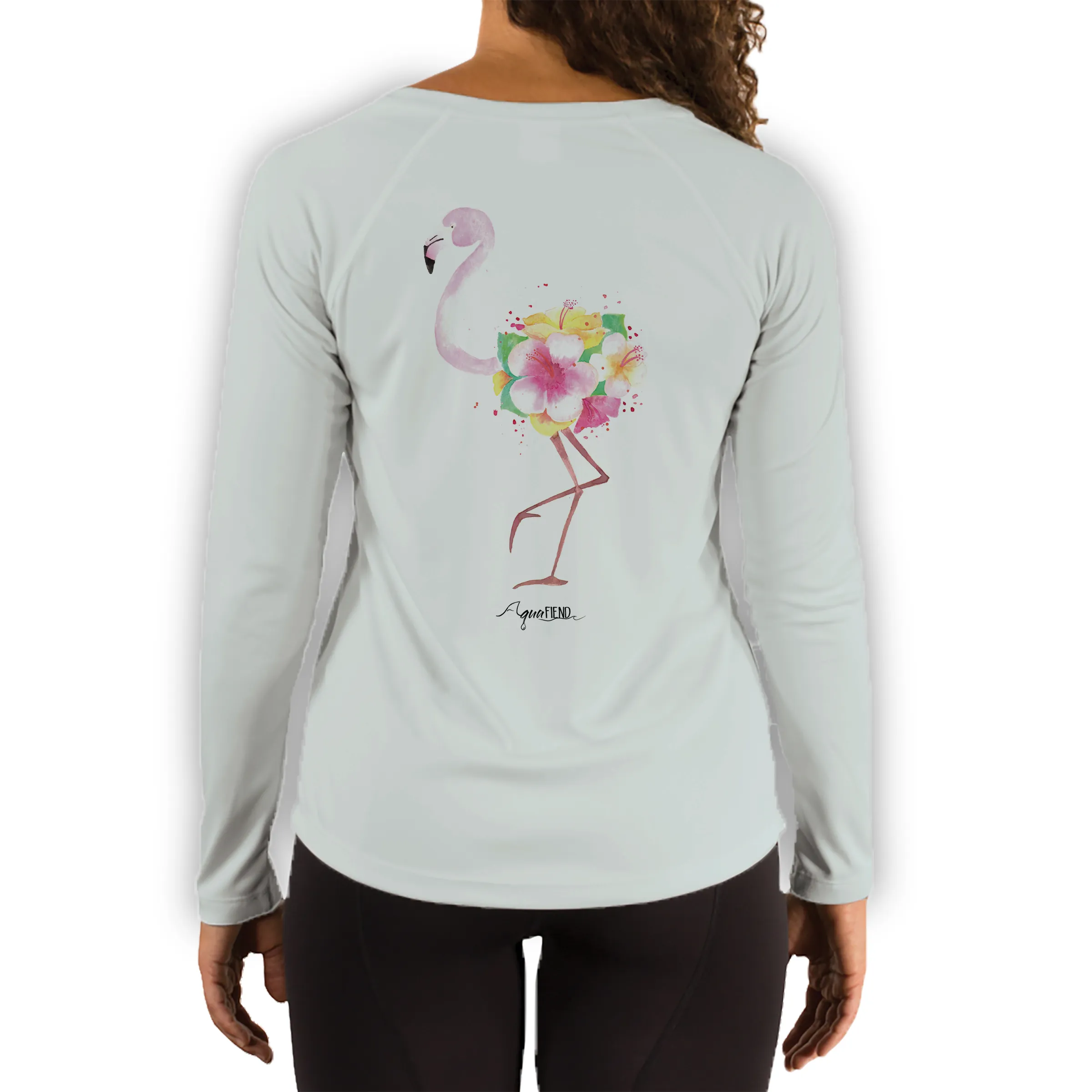 Women's Floral Flamingo