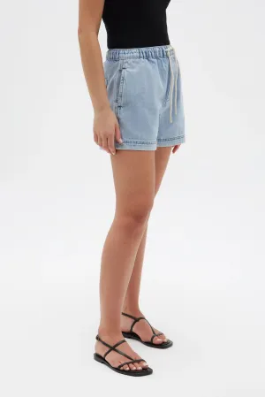 Womens Holiday Short - Light Stone