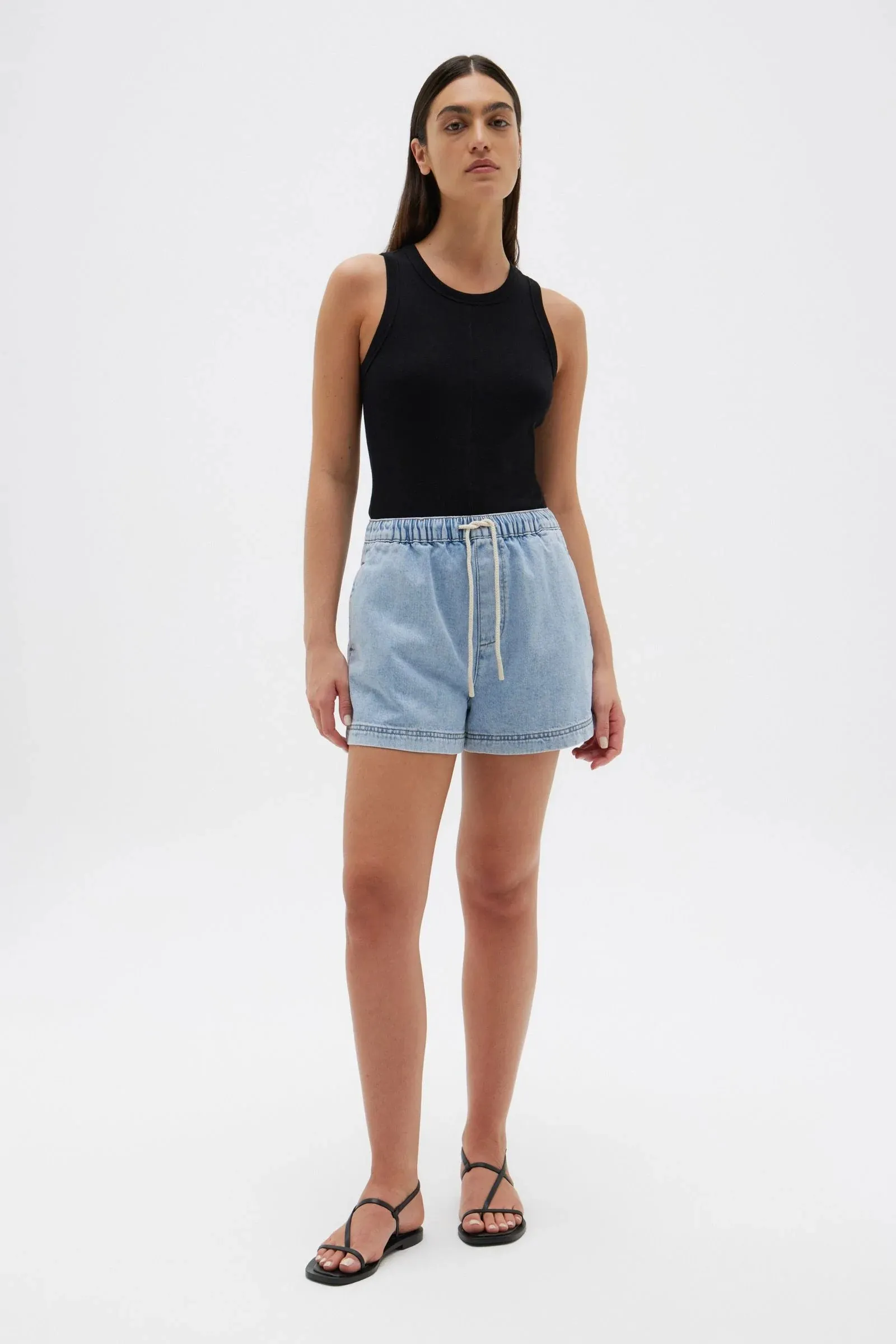 Womens Holiday Short - Light Stone