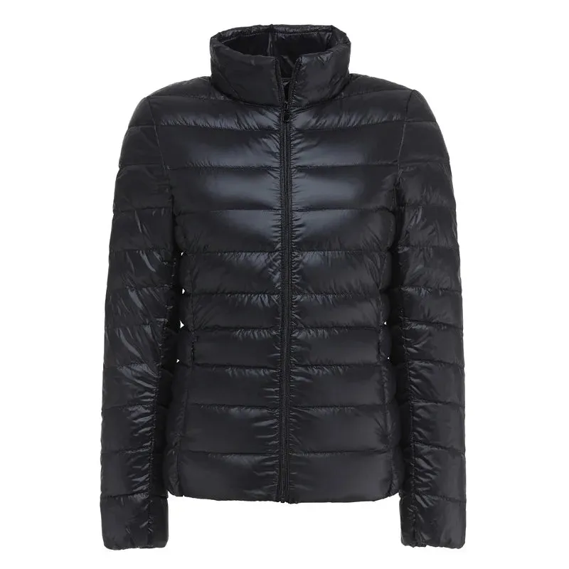 Women's Lightweight Puffer Jacket Ultra Packable Down Coat