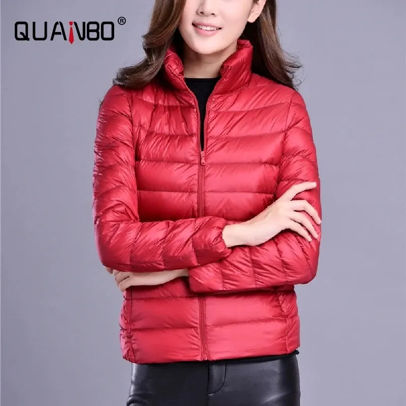 Women's Lightweight Puffer Jacket Ultra Packable Down Coat