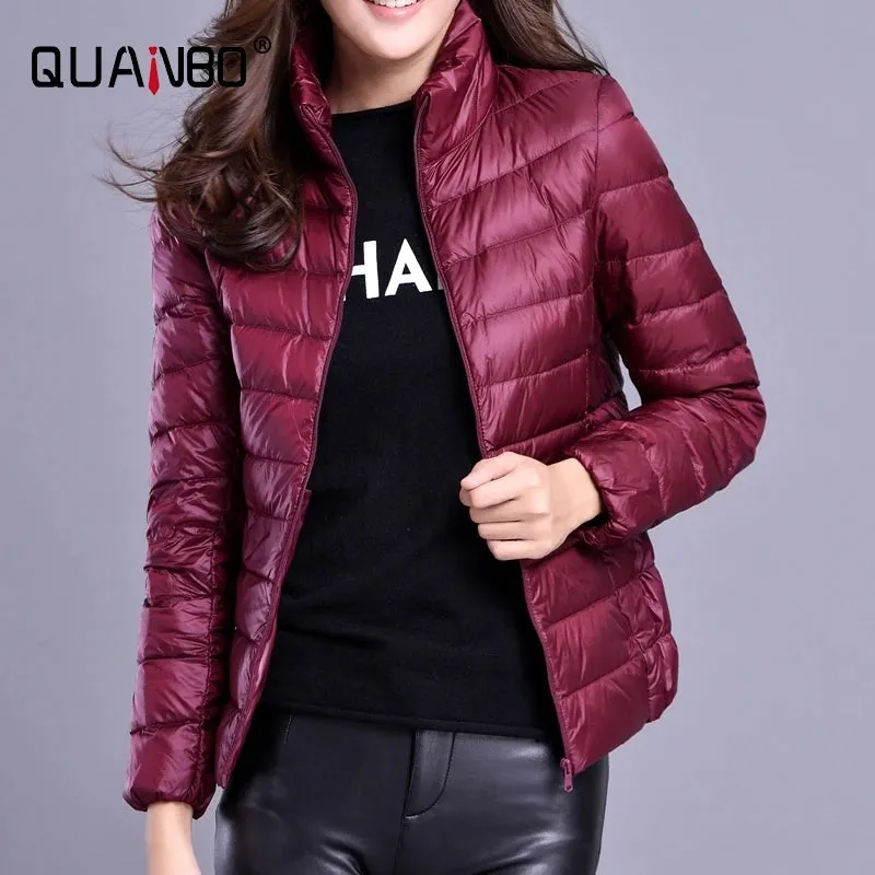Women's Lightweight Puffer Jacket Ultra Packable Down Coat