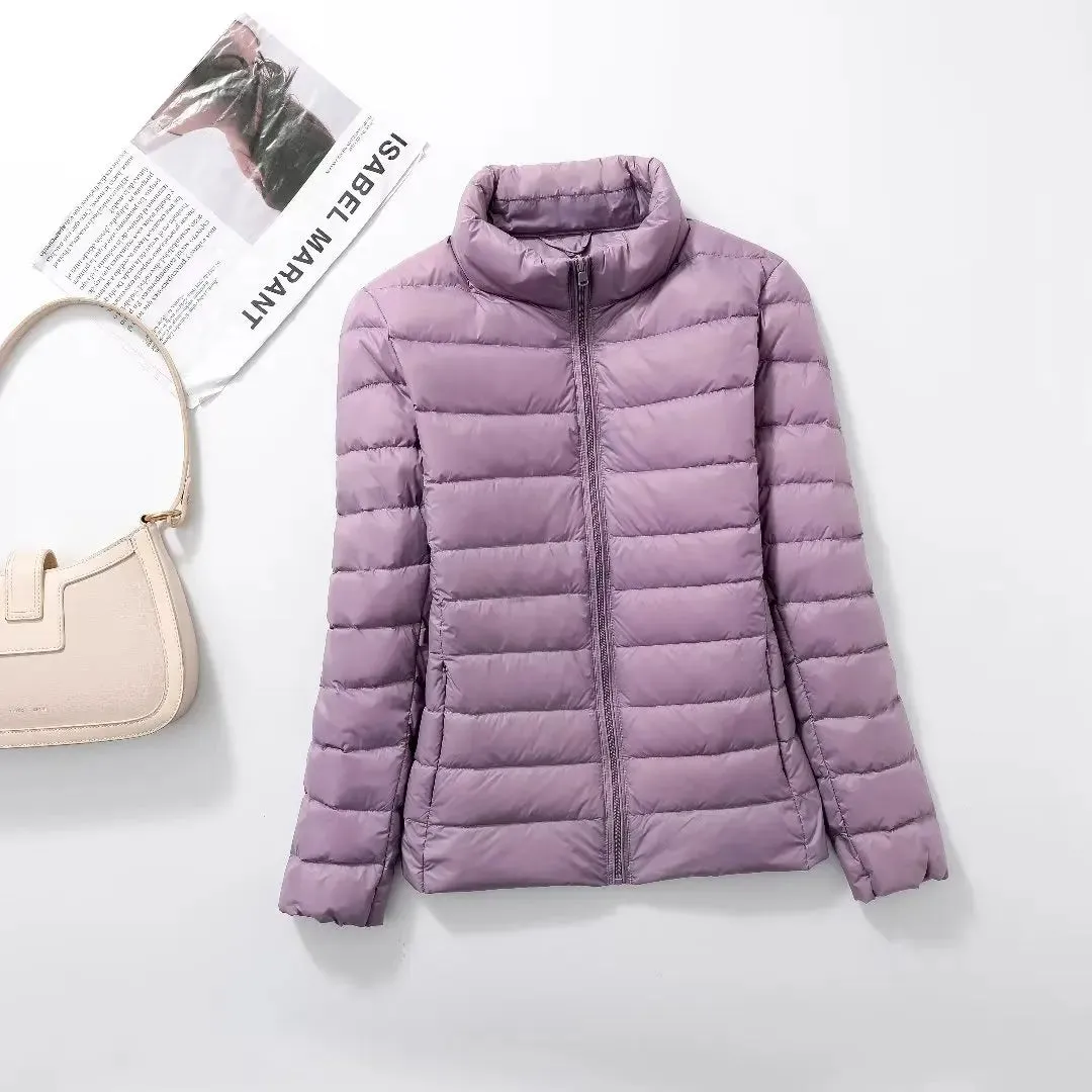 Women's Lightweight Puffer Jacket Ultra Packable Down Coat