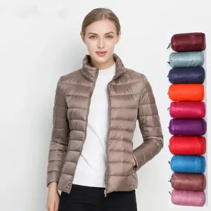 Women's Lightweight Puffer Jacket Ultra Packable Down Coat