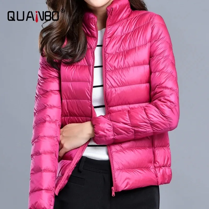 Women's Lightweight Puffer Jacket Ultra Packable Down Coat