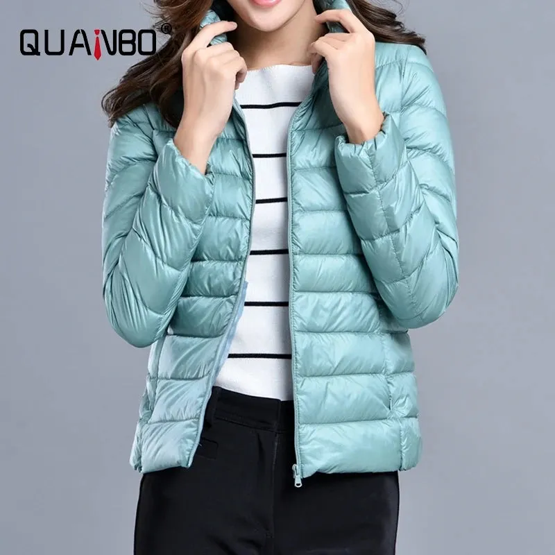 Women's Lightweight Puffer Jacket Ultra Packable Down Coat