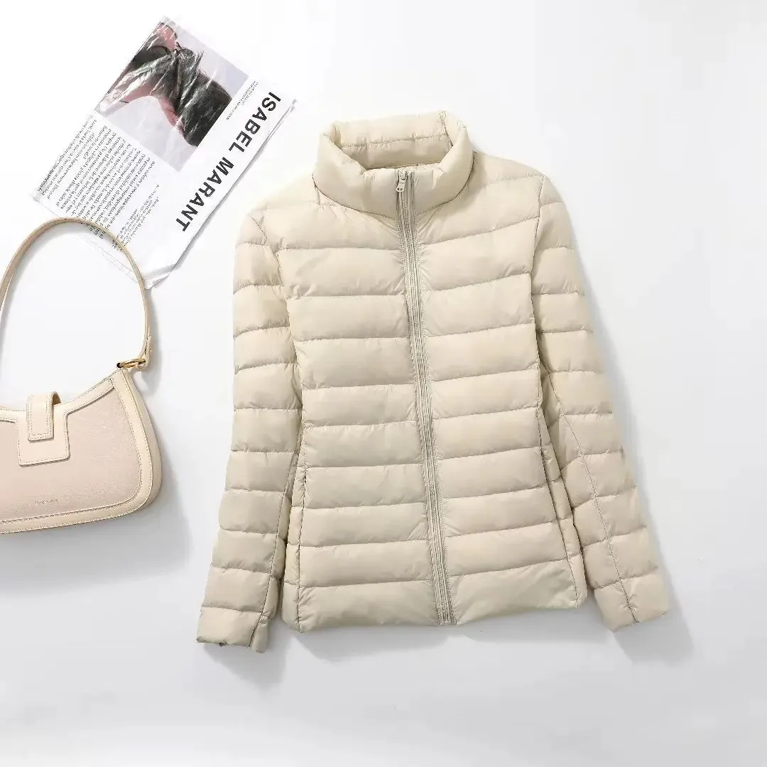 Women's Lightweight Puffer Jacket Ultra Packable Down Coat