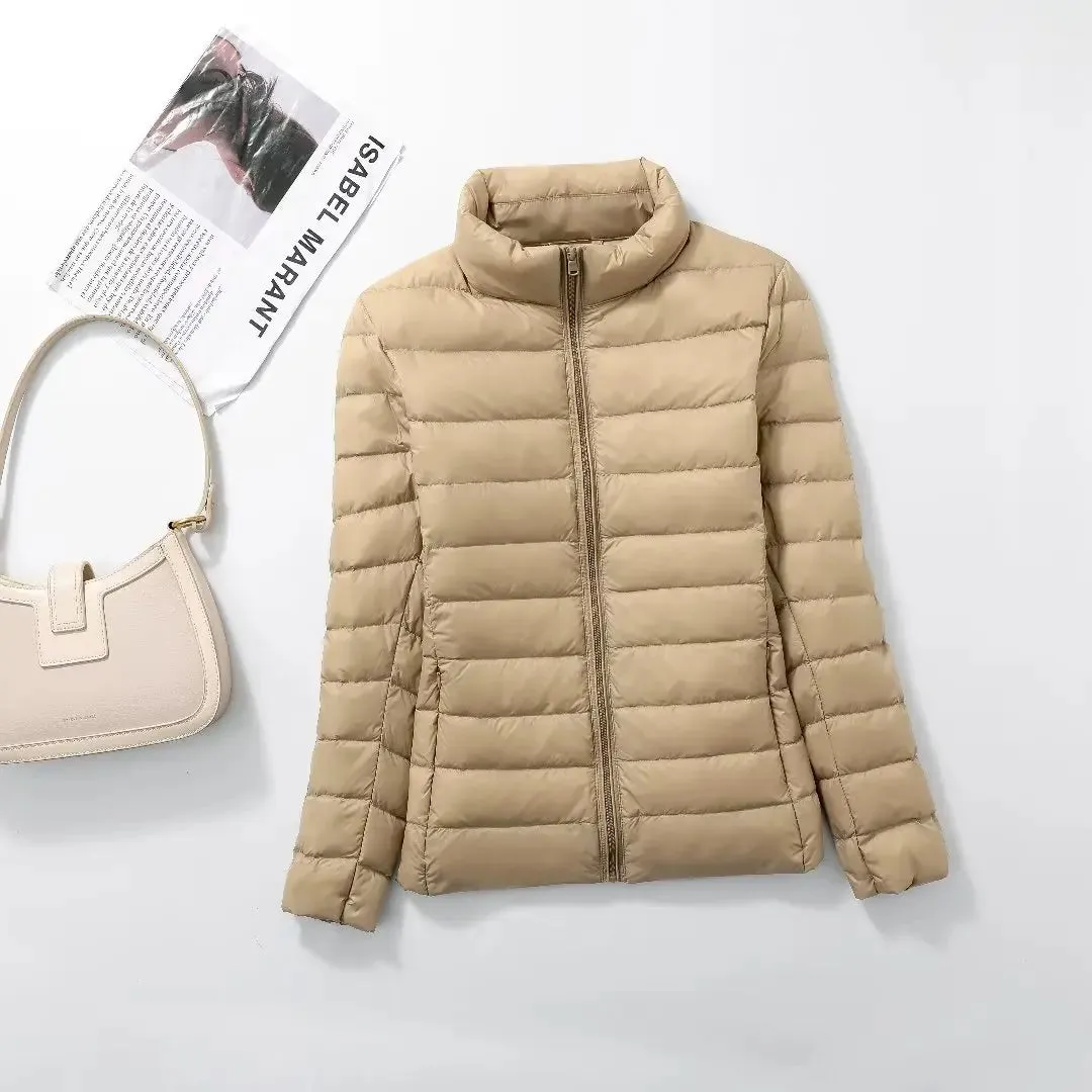 Women's Lightweight Puffer Jacket Ultra Packable Down Coat