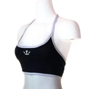 Women's Outlaw Halter Crop Top (Black)