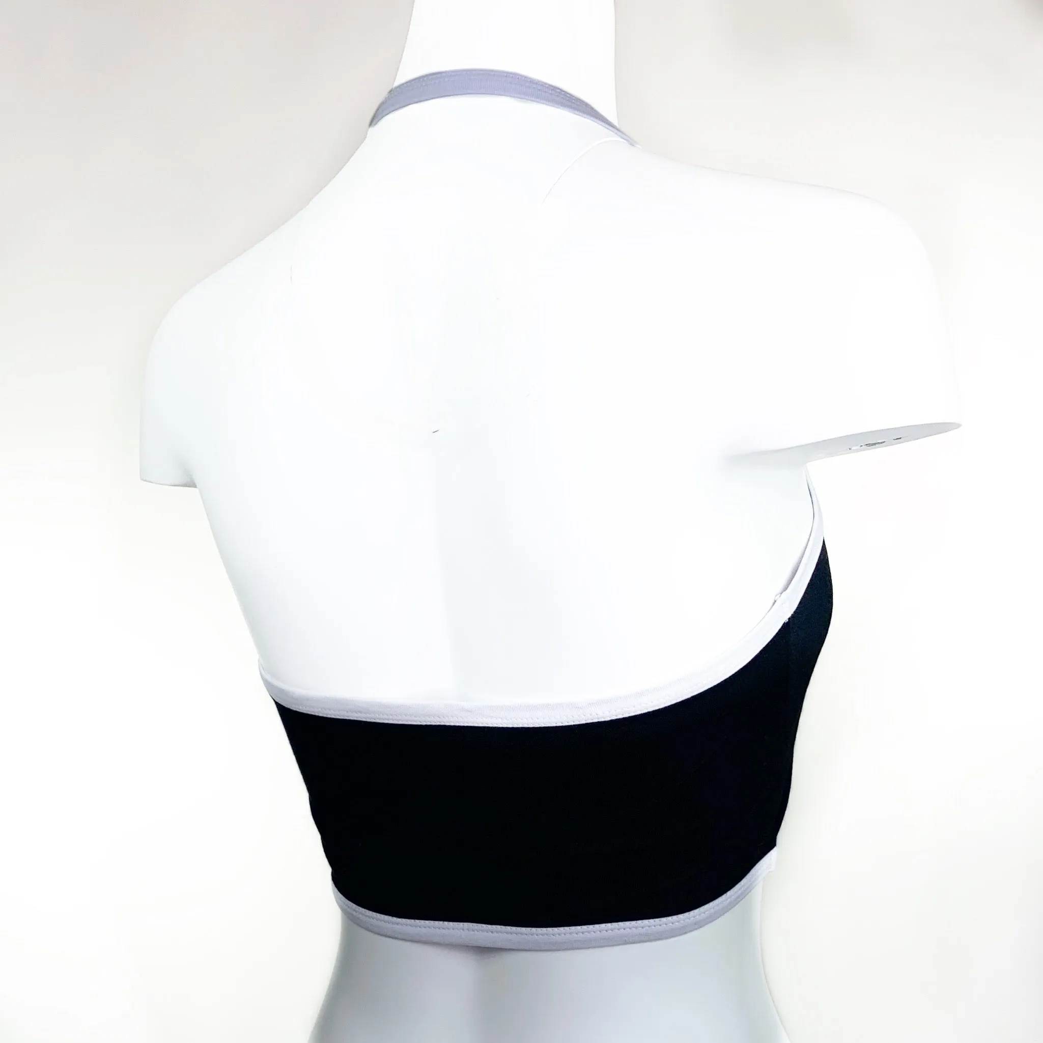 Women's Outlaw Halter Crop Top (Black)