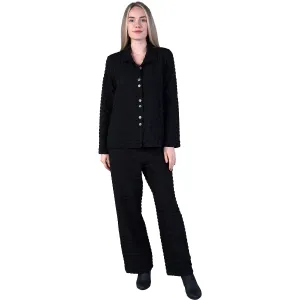 Women's Shana Apparel Puffer Shirt Black