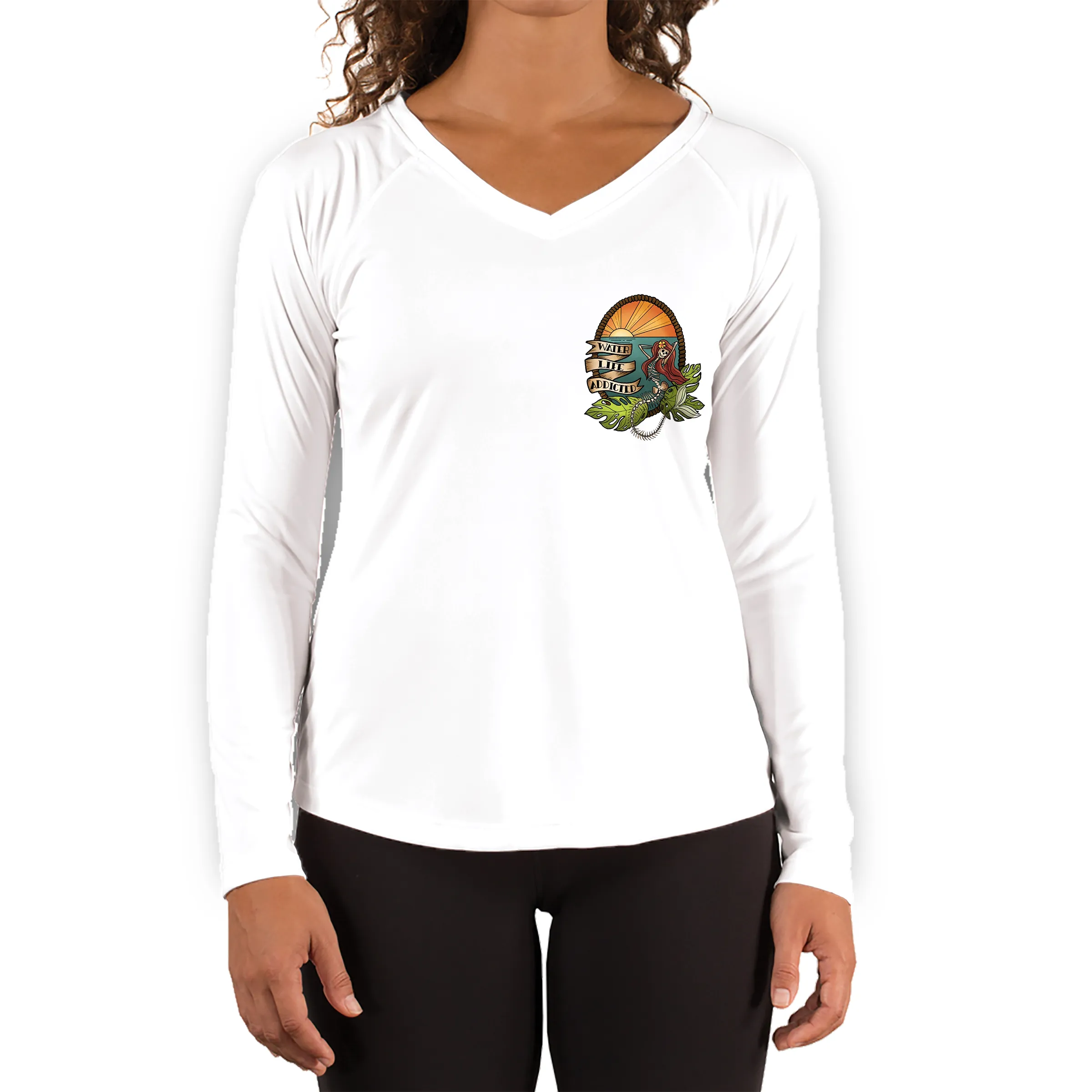 Women's Skeleton Mermaid White