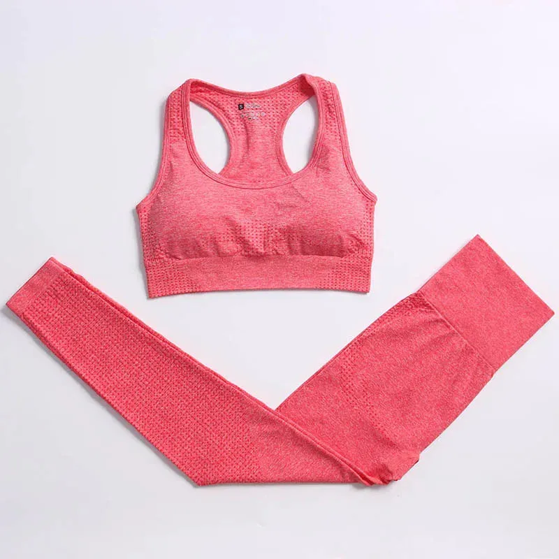 Women's Vital Seamless Yoga Set: Gym Leggings   Cropped Shirts, Fitness Sport Suit with Long Sleeve Tracksuit, Active Wear