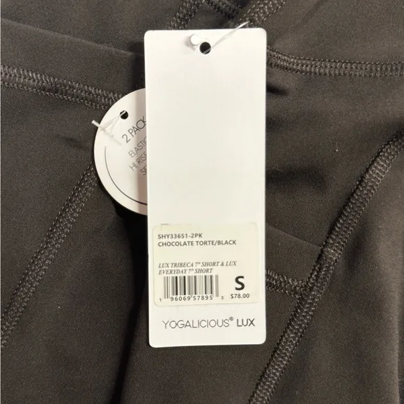 Yogalicious Lux size small set of 2 shorts NWT in perfect condition!