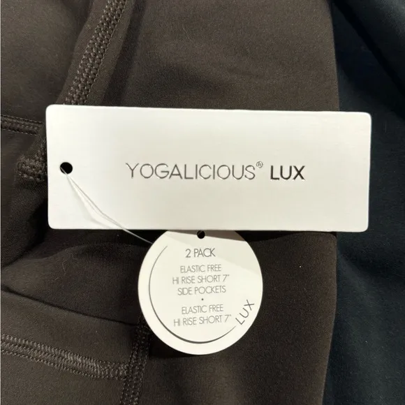 Yogalicious Lux size small set of 2 shorts NWT in perfect condition!