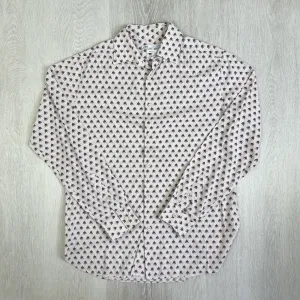 Zara Mens Long Sleeve Regular Fit Button Up Shirt Size Medium