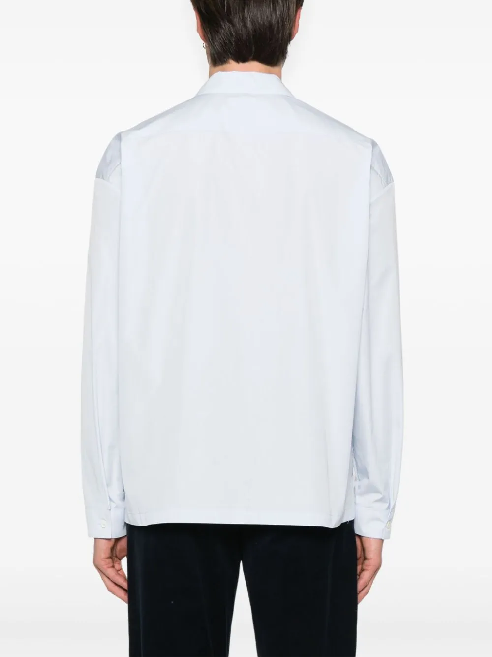 Zipped cotton shirt