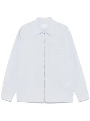 Zipped cotton shirt